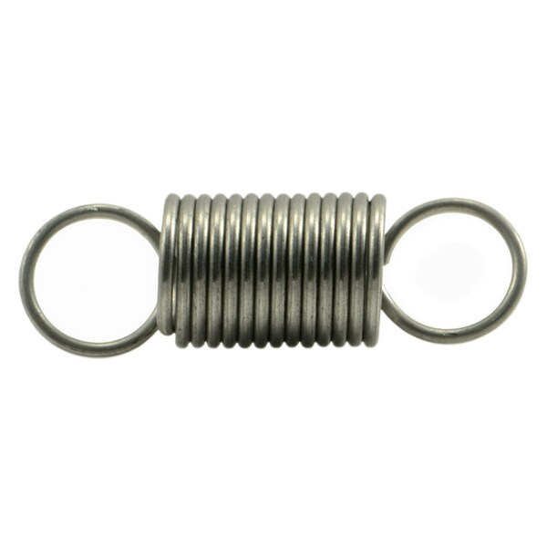 Midwest Fastener 5/16" x 0.032" x 1" 18-8 Stainless Steel Extension Springs 3PK 38808 - main